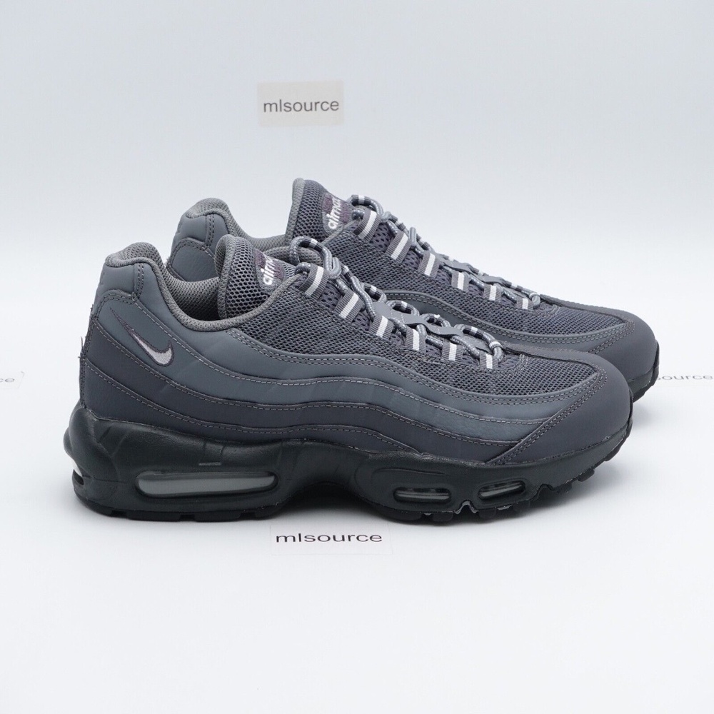 NEW Nike Air Max 95 Sneakers HF0121-001 Dark Grey/White - Picture 3 of 8